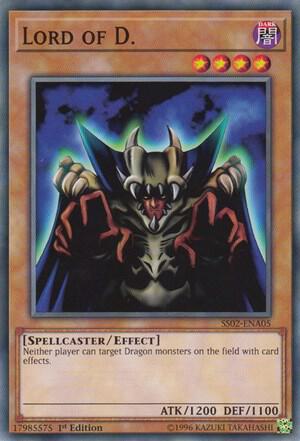 Lord of D. SS02-ENA05 card from Speed Duel Decks: Duelists of Tomorrow