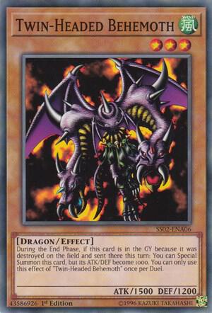 Twin-Headed Behemoth SS02-ENA06 card from Speed Duel Decks: Duelists of Tomorrow
