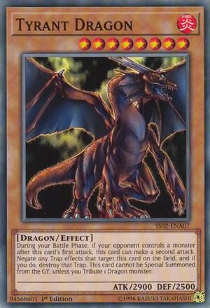 Tyrant Dragon SS02-ENA07 card from Speed Duel Decks: Duelists of Tomorrow