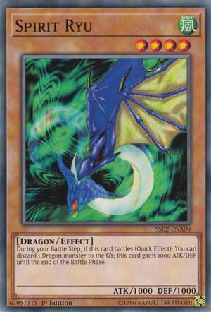 Spirit Ryu SS02-ENA08 card from Speed Duel Decks: Duelists of Tomorrow