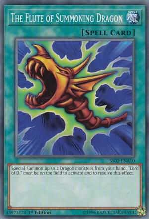The Flute of Summoning Dragon SS02-ENA10 card from Speed Duel Decks: Duelists of Tomorrow