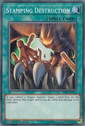 Stamping Destruction SS02-ENA11 card from Speed Duel Decks: Duelists of Tomorrow