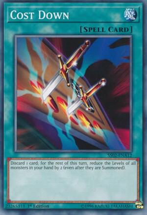 Cost Down SS02-ENA12 card from Speed Duel Decks: Duelists of Tomorrow