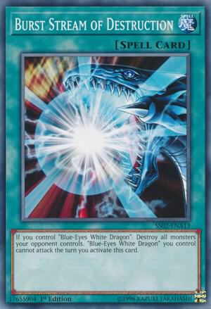 Burst Stream of Destruction SS02-ENA13 card from Speed Duel Decks: Duelists of Tomorrow