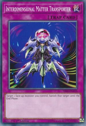 Interdimensional Matter Transporter SS02-ENA15 card from Speed Duel Decks: Duelists of Tomorrow