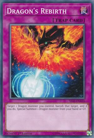 Dragon's Rebirth SS02-ENA16 card from Speed Duel Decks: Duelists of Tomorrow
