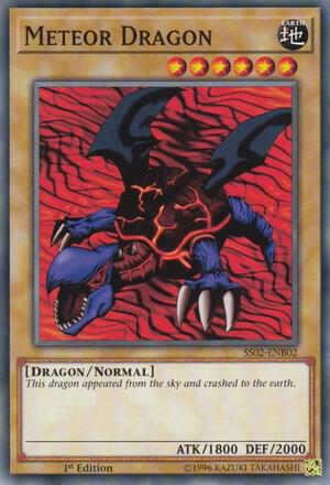 Meteor Dragon SS02-ENB02 card from Speed Duel Decks: Duelists of Tomorrow