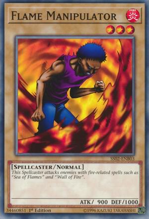 Flame Manipulator SS02-ENB03 card from Speed Duel Decks: Duelists of Tomorrow