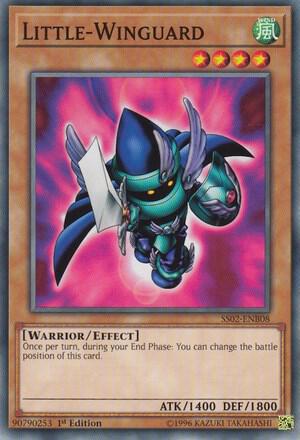 Little-Winguard SS02-ENB08 card from Speed Duel Decks: Duelists of Tomorrow