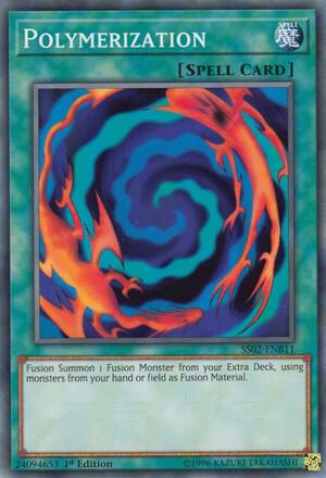 Polymerization SS02-ENB11 card from Speed Duel Decks: Duelists of Tomorrow