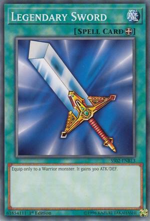 Legendary Sword SS02-ENB13 card from Speed Duel Decks: Duelists of Tomorrow