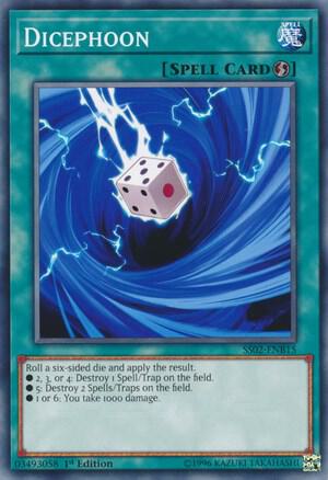 Dicephoon SS02-ENB15 card from Speed Duel Decks: Duelists of Tomorrow