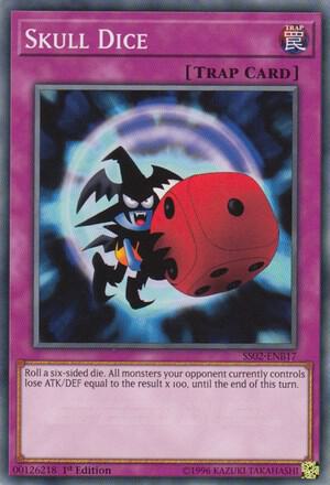 Skull Dice SS02-ENB17 card from Speed Duel Decks: Duelists of Tomorrow
