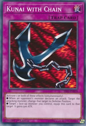 Kunai with Chain SS02-ENB18 card from Speed Duel Decks: Duelists of Tomorrow