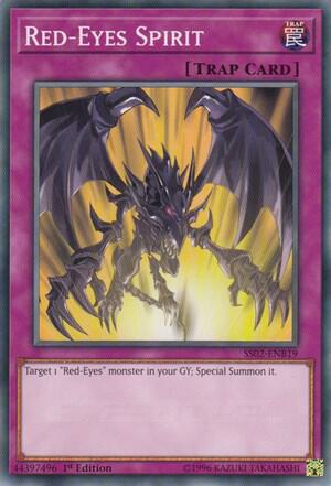 Red-Eyes Spirit SS02-ENB19 card from Speed Duel Decks: Duelists of Tomorrow