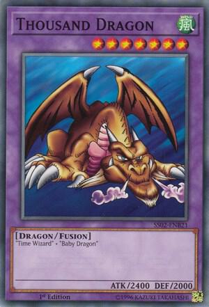 Thousand Dragon SS02-ENB21 card from Speed Duel Decks: Duelists of Tomorrow