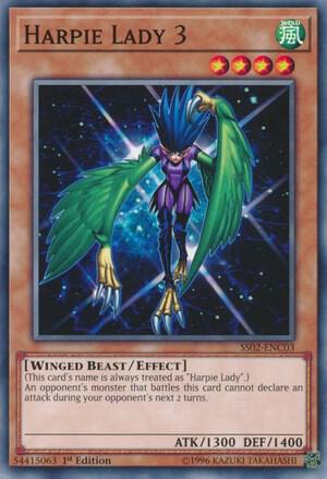 Harpie Lady 3 SS02-ENC03 card from Speed Duel Decks: Duelists of Tomorrow