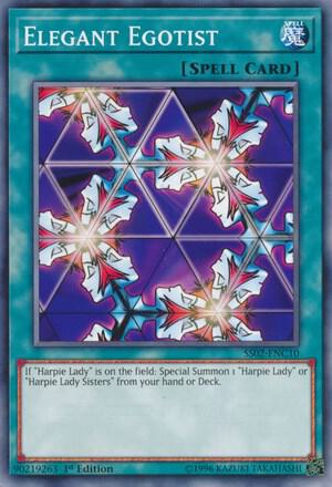 Elegant Egotist SS02-ENC10 card from Speed Duel Decks: Duelists of Tomorrow