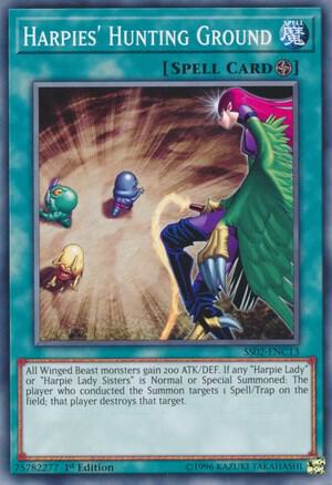 Harpies' Hunting Ground SS02-ENC13 card from Speed Duel Decks: Duelists of Tomorrow