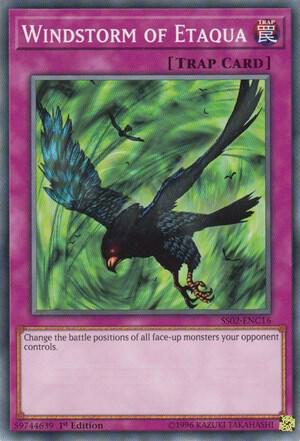 Windstorm of Etaqua SS02-ENC16 card from Speed Duel Decks: Duelists of Tomorrow
