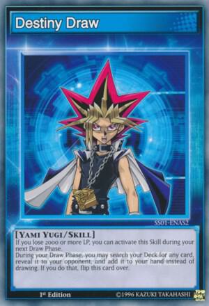 Destiny Draw SS01-ENAS2 card from Speed Duel Decks: Destiny Masters