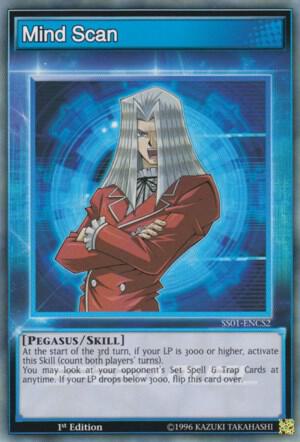 Mind Scan SS01-ENCS2 card from Speed Duel Decks: Destiny Masters