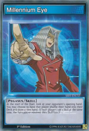 Millennium Eye SS01-ENCS3 card from Speed Duel Decks: Destiny Masters