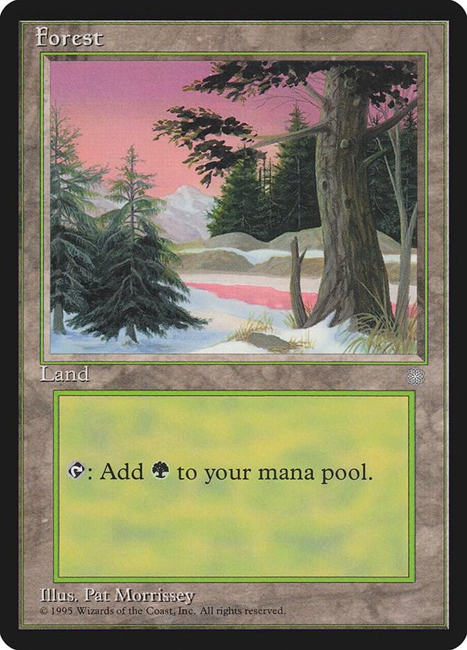 Forest 329 card from Ice Age