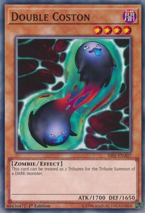 Double Coston SS01-ENA07 card from Speed Duel Decks: Destiny Masters