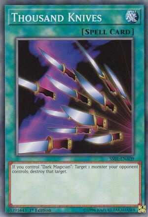Thousand Knives SS01-ENA09 card from Speed Duel Decks: Destiny Masters