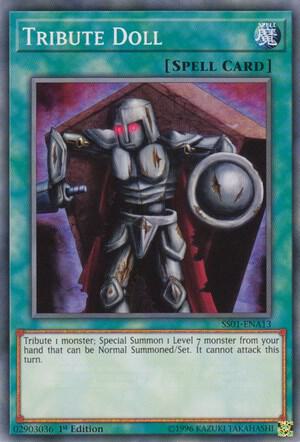 Tribute Doll SS01-ENA13 card from Speed Duel Decks: Destiny Masters