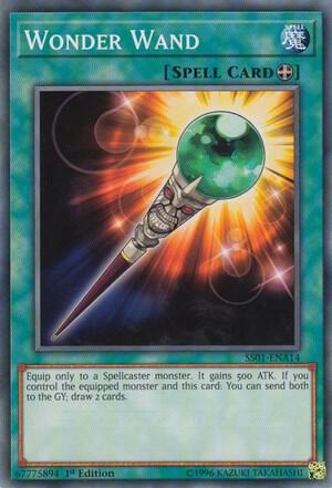 Wonder Wand SS01-ENA14 card from Speed Duel Decks: Destiny Masters