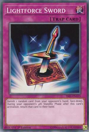 Lightforce Sword SS01-ENA15 card from Speed Duel Decks: Destiny Masters