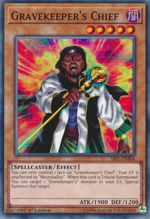 Gravekeeper's Chief SS01-ENB04 card from Speed Duel Decks: Destiny Masters