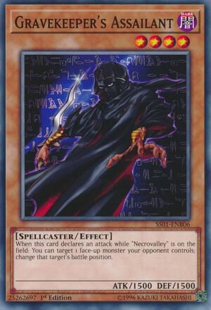 Gravekeeper's Assailant SS01-ENB06 card from Speed Duel Decks: Destiny Masters