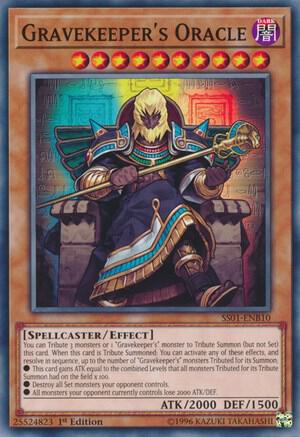 Gravekeeper's Oracle SS01-ENB10 card from Speed Duel Decks: Destiny Masters