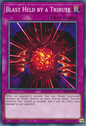 Blast Held by a Tribute SS01-ENB15 card from Speed Duel Decks: Destiny Masters