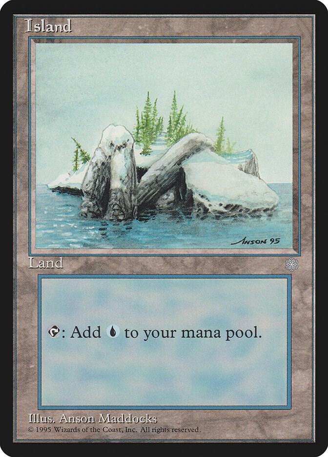 Island 336 card from Ice Age