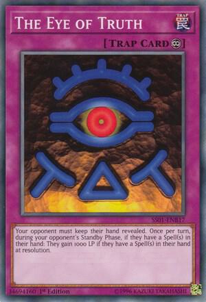 The Eye of Truth SS01-ENB17 card from Speed Duel Decks: Destiny Masters