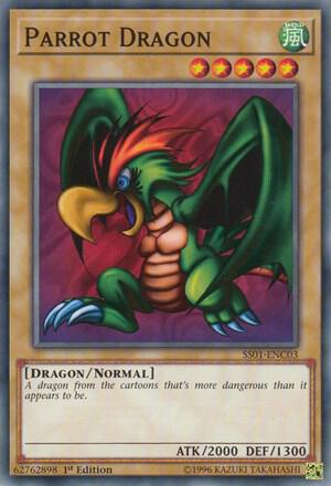 Parrot Dragon SS01-ENC03 card from Speed Duel Decks: Destiny Masters