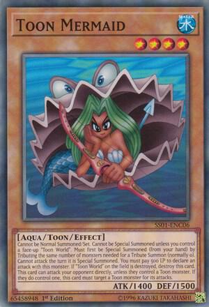 Toon Mermaid SS01-ENC06 card from Speed Duel Decks: Destiny Masters