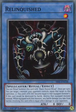 Relinquished SS01-ENC08 card from Speed Duel Decks: Destiny Masters