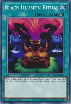 Black Illusion Ritual SS01-ENC09 card from Speed Duel Decks: Destiny Masters