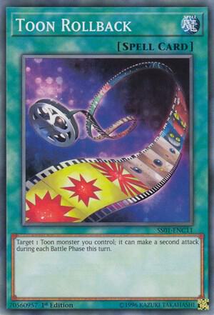 Toon Rollback SS01-ENC11 card from Speed Duel Decks: Destiny Masters