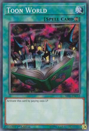 Toon World SS01-ENC12 card from Speed Duel Decks: Destiny Masters
