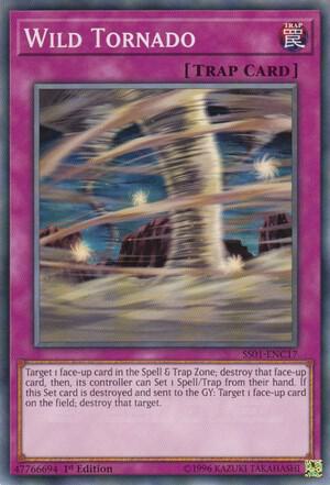Wild Tornado SS01-ENC17 card from Speed Duel Decks: Destiny Masters