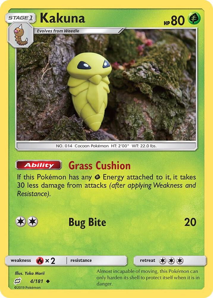 Kakuna 4/181 card from SM - Team Up