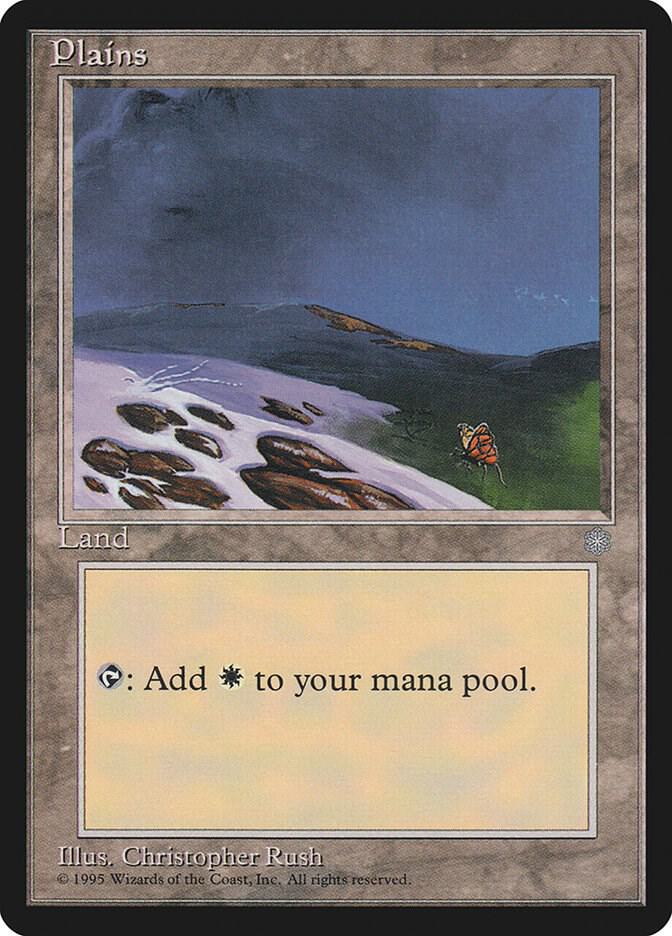 Plains 344 card from Ice Age