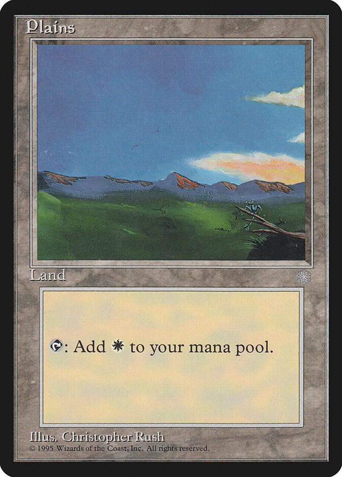 Plains 345 card from Ice Age