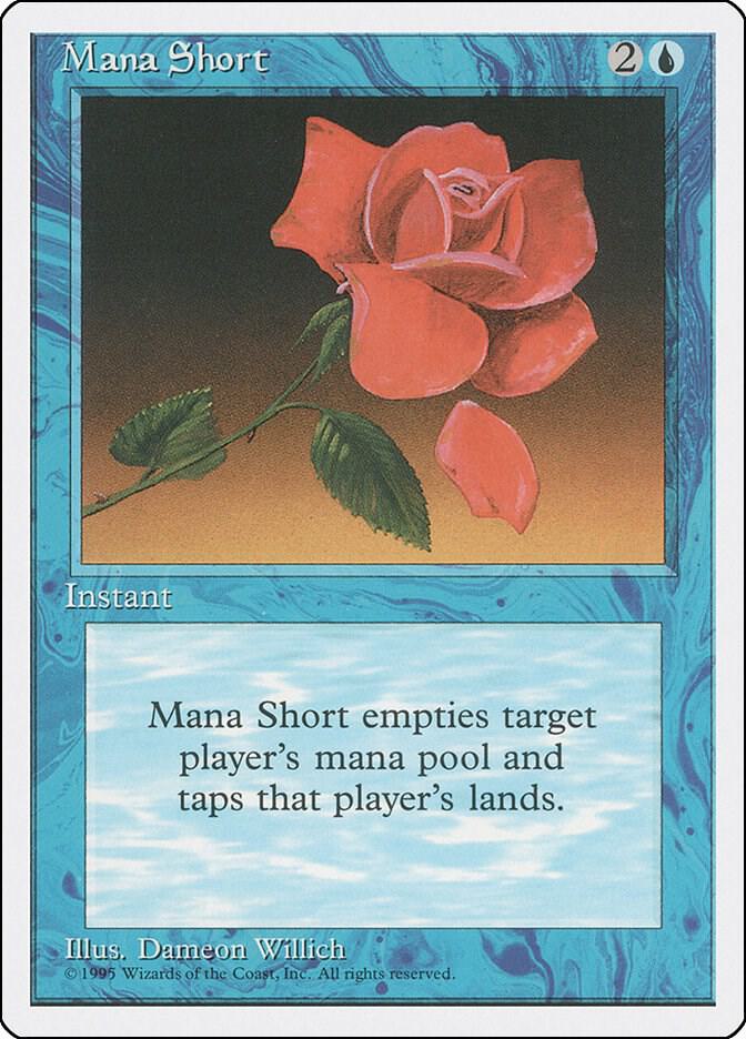 Mana Short card from Fourth Edition